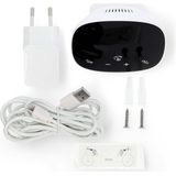 Nedis - SmartLife Luchtkwaliteitsmonitor - Wit - Inclusief Display