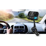 Nedis - Carkit - Zwart - FM-radio Transmitter - USB-A en USB-C PD Oplaadpoort