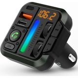 NEDIS CATR2024BK FM-Audiotransmitter - Zwart - Bluetooth 5.3 - Dubbele USB-oplaadpoorten