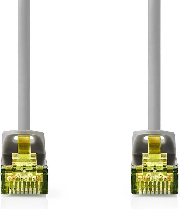 Nedis - Cat 8.1 - Netwerkkabel - Grijs - Rond - 3 m - S/FTP