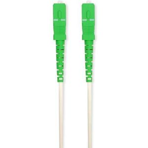 Nedis Glasvezel patchkabel SMF (eenvoudige modusfase) SC/APC SC/APC 100Gbps 2m wit geschenkdoos met Euro Lock