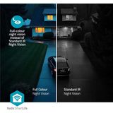 SmartLife - PT Camera - Beveiligingscamera - Wit - 3MP - Met WiFi en Spotlight