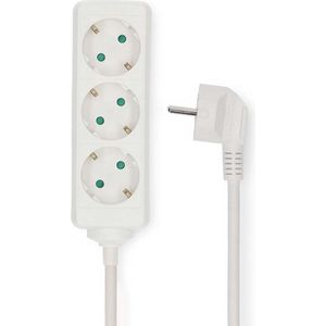 Nedis - Stekkerdoos - 3-Wege - 5.00 m - PVC - 3680 W