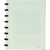 Atoma meetingbook, ft A5, zwart, geruit 5mm