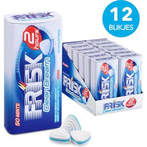 Frisk Clean Breath Peppermint Suikervrij 1x12stuks