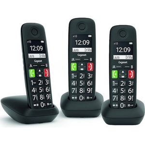 Gigaset - E290 Trio - Huistelefoon - Zwart