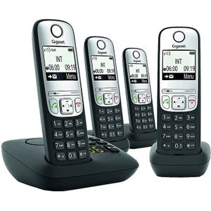 Gigaset Draadloze Telefoon A69a Quattro Met Antwoordapparaat (gig-a690a-quattro)