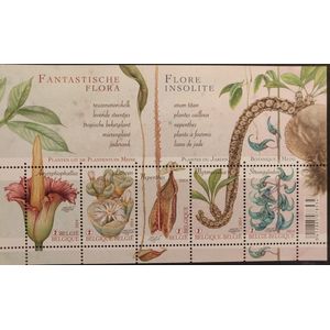 Bpost - 5 zegels tarief 2 - Verzending België - Fantastische Flora