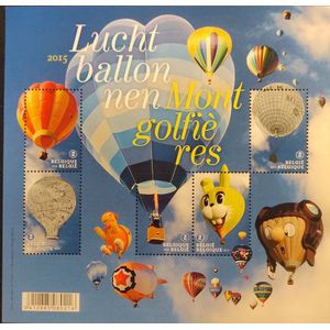Bpost - 5 zegels - Verzending België - Tarief 2 - luchtballonnen