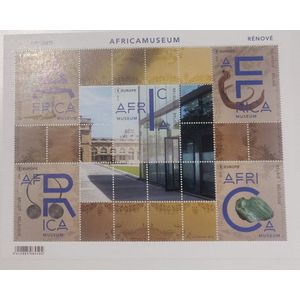 Bpost - 5 zegels voor verzending binnen Europa - Africamuseum