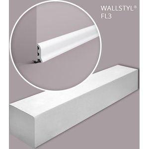 NMC FL3-box WALLSTYL Noel Marquet 1 doos 40 stukken Plint tijdeloos klassieke stijl wit | 80 m