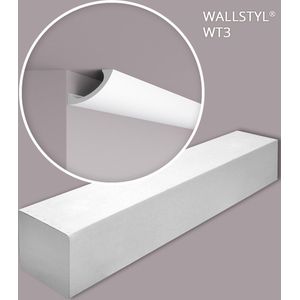 NMC WT3-box WALLSTYL Noel Marquet 1 doos 6 stukken Kroonlijst Indirecte verlichting tijdeloos klassieke stijl wit | 12 m