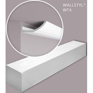 NMC WT4-box WALLSTYL Noel Marquet 1 doos 4 stukken Kroonlijst Indirecte verlichting tijdeloos klassieke stijl wit | 8 m