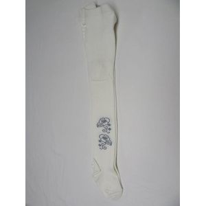 Noukie's - Maillot - Collant - Kousebroek - gebroken wit met bloem  2 jaar 23
