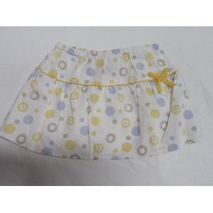 Noukie's - Zomer rokje - Wit met geel - 2 jaar  92