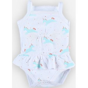 Noukie's , body zonder mouw , eenhoorn , bio katoen , 6 maand 68