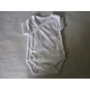 Noukie's - Body - Korte mouw - Wit - Nouky beer - 46 premature - 00maand