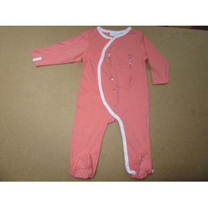 Noukie's Perzikkleurig pyjama trappelpakje-9M