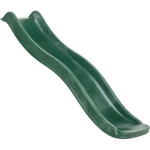 Rutsche, zweibig mit Welle, 175 cm - H900 Grün.