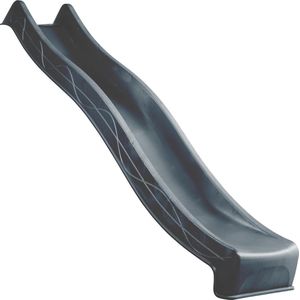 KBT Glijbaan Antraciet / grijs / zwart |  3 meter | Platform hoogte 150cm