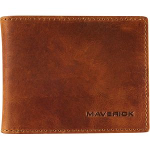 Maverick - new man - portomonnee - billfold - RFID -  Volnerf rundsleder - cognac
