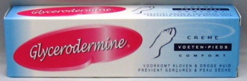 Glycerodermine - Voetcrème - 50gr - Voorkomt Kloven en Droge Huid