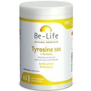L-Tyrosine - 500 mg - Natuurlijke Tyrosine - Voedingssupplement