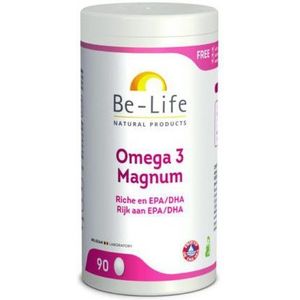 Be-Life - Omega 3 Magnum - Vetzurenpreparaat - Visolie - Vit. E