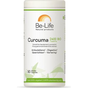 Curcuma 2400 + Piperine Be Life Pot Caps 90