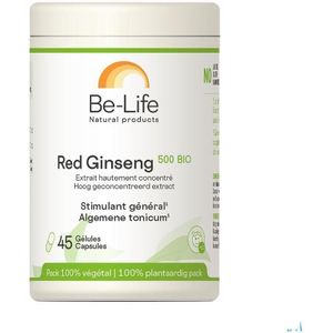 Be-Life - Red Ginseng 500 - Capsules - 45 Stuks