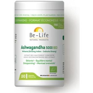 Be-Life - Ashwagandha - 5000mg - 180 Capsules