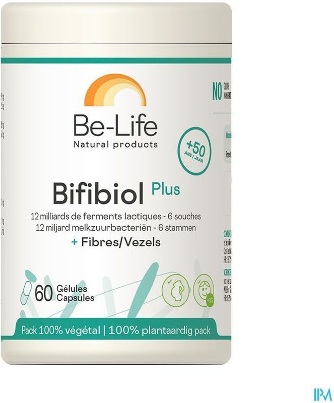 Bifibiol Plus - Probiotica - 50+ - Zuurbestendige Capsules - 6 Bacteriestammen