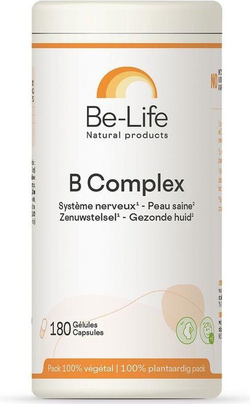 Be-Life - B Complex Capsules - 180 Stuks - Vitamine B Aanvulling