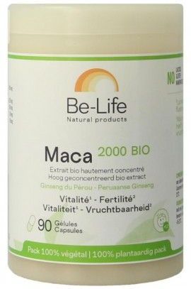 Ginseng - Maca - 2000 BIO - 500 mg - Biologisch Extract