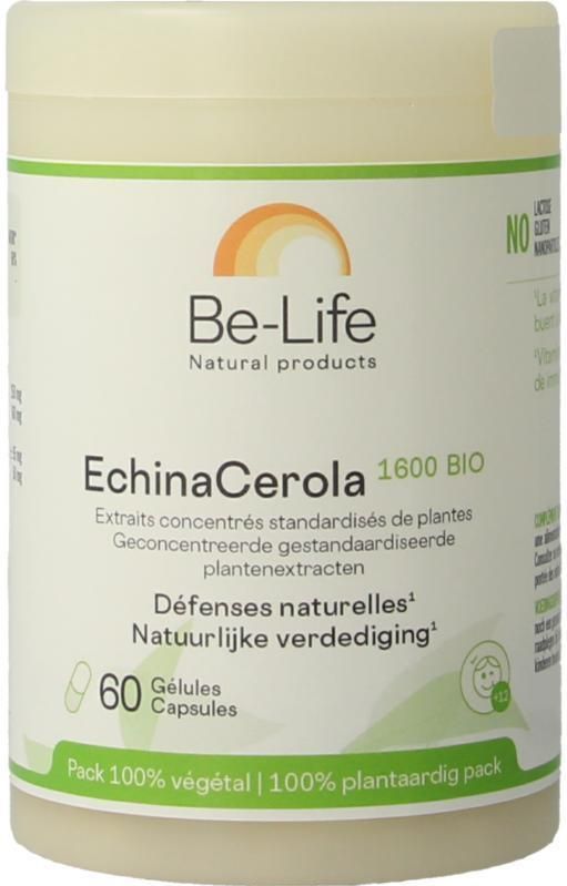 Be-Life - Echinacerola Bio - Geconcentreerde Plantenextracten - 60 Capsules