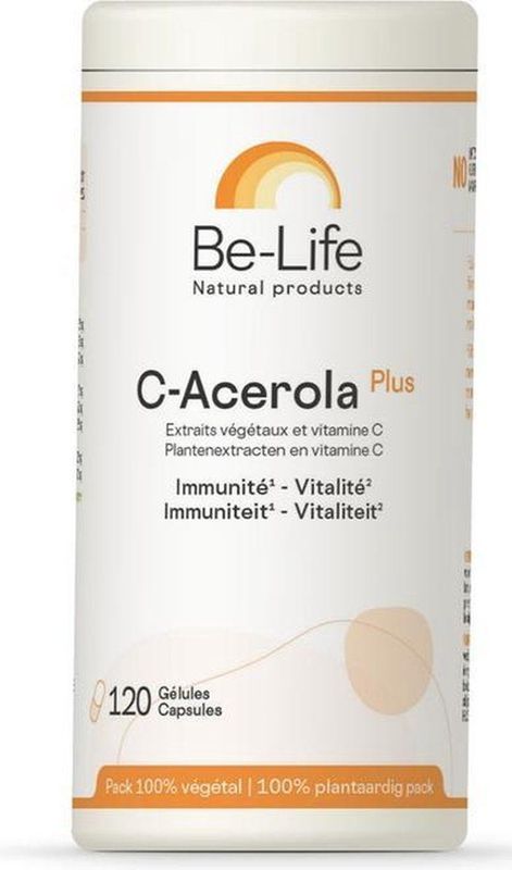Be-Life - C-Acerola Plus Capsules - Vitamine C - 60 Stuks