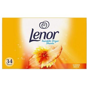 Lenor - Droogtrommeldoekjes - Zomerbries - Summer Breeze - 34 stuks