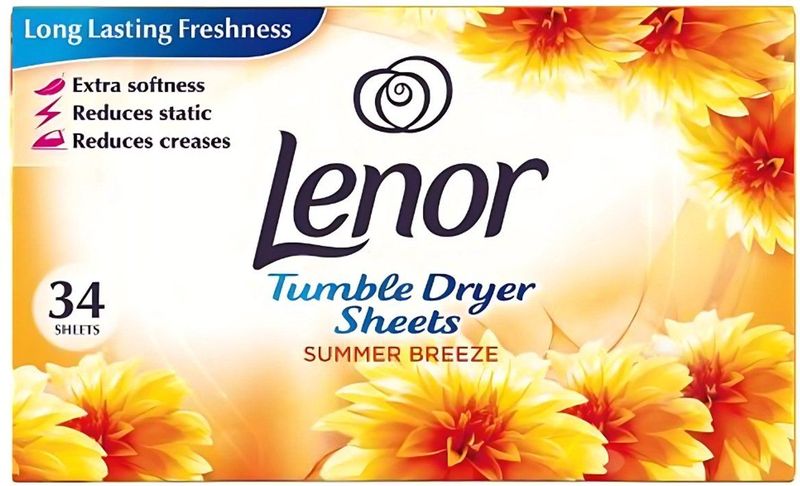 Lenor - Droogtrommeldoekjes - Zomerbries - Summer Breeze - 34 stuks