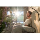 Tuur® Hoeslaken 180x210 - 100% Biokatoen - Classic White - GOTS-gecertificeerd - Voor Matrassen van 20 tot 30cm
