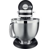 KitchenAid keukenmachine - Artisan - Keukenrobot met 5 accessoires uit roestvrij staal en schenkschild - 300 W - 4,8 L - Zwart