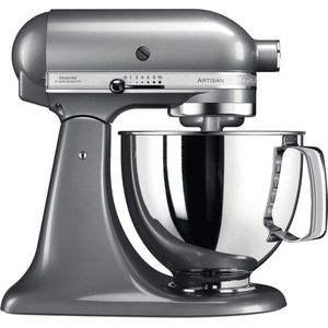 KitchenAid Keukenrobot - Keukenmachine Artisan met 300 Watt - 4,8 L, Contour Zilver