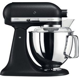 KitchenAid keukenmachine - Artisan - Keukenrobot met 7 accessoires - 300 W - 4,8 L - Vulkaanzwart