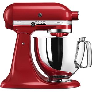 KitchenAid Keukenrobot Keukenmachine Artisan met 300 Watt 4,8 L, Keizerrood