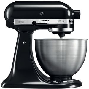 KitchenAid K45SSEOB - Keukenmachine - Zwart - Roestvrij Staal