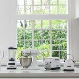KitchenAid Waterkoker - Waterkoker roestvrij staal met temperatuurmeter en verwijderbare kalkfilter - 1,25 L, Wit