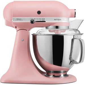 KitchenAid keukenmachine - Artisan - Keukenrobot met 7 accessoires - 300 W - 4,8 L - Roze