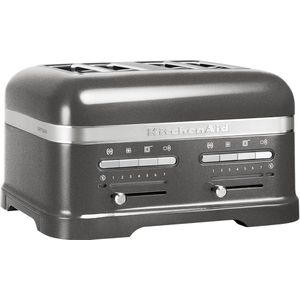 Kitchenaid Broodrooster - Artisan - Toaster met 4 sleuven en verwijderbaar kruimelbakje - Grijs