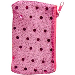 Lg-imports Portemonee Glitters Fuchsia 9 Cm