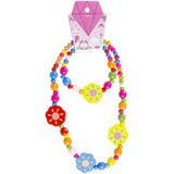 Kinderketting en Armband - Hout