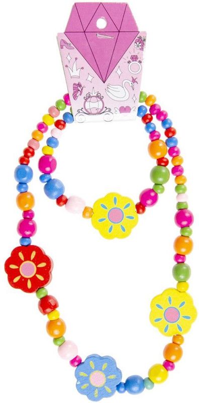 Kinderketting en Armband - Hout